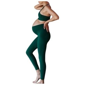 Free People Movement x Hatch Never Better Leggings Garden Green NEW OB1915843